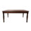 Modern Rectangular Dining Table with Wood Grain MDF Top and Solid Wood Legs, Dining Table for Kitchen and Dining Room