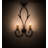 Sienna Steel Candle Wall Light
