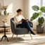 Fauteuil demi-tonneau Corduroy-513979479