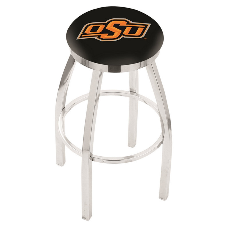 Tabouret tournant 36 "NCAA, Oklahoma State, Chrome