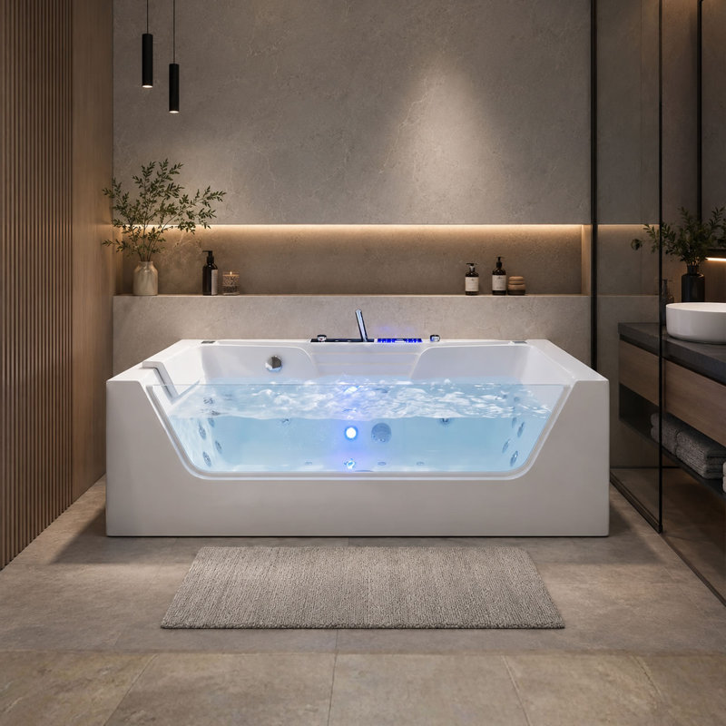 x 850mm Freestanding Acrylic Bathtub