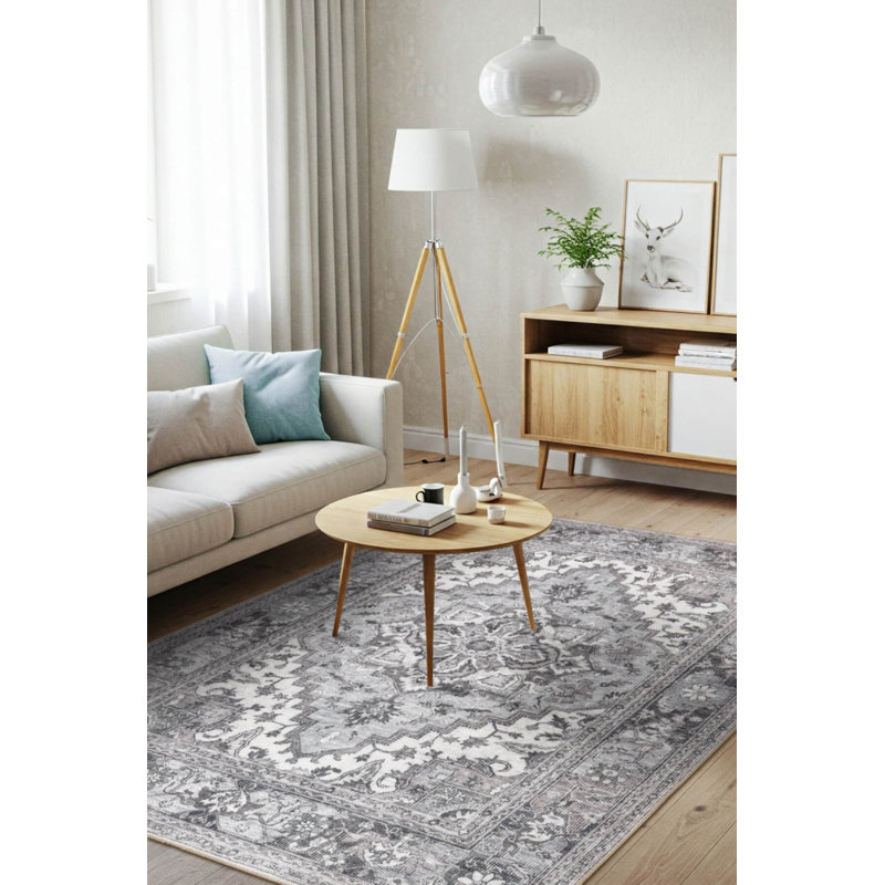 Tapis en chenille lavable Stonart, Carré 6 pi 11 po