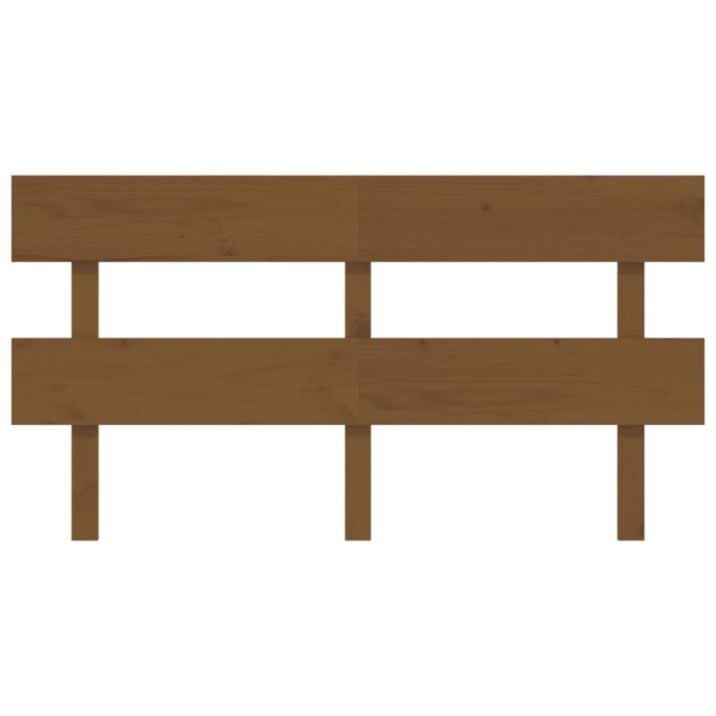 Clovis Solid Wood Headboard, Brown, 204 x 81 cm