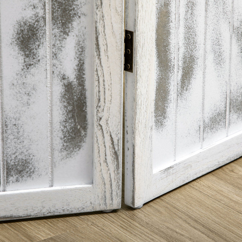 Paravent de 5,5 po avec paravent pliant blanc, 4 cloisons pour le salon, la chambre à coucher, un écran à 4 panneaux pour le bureau et une barrière de séparation