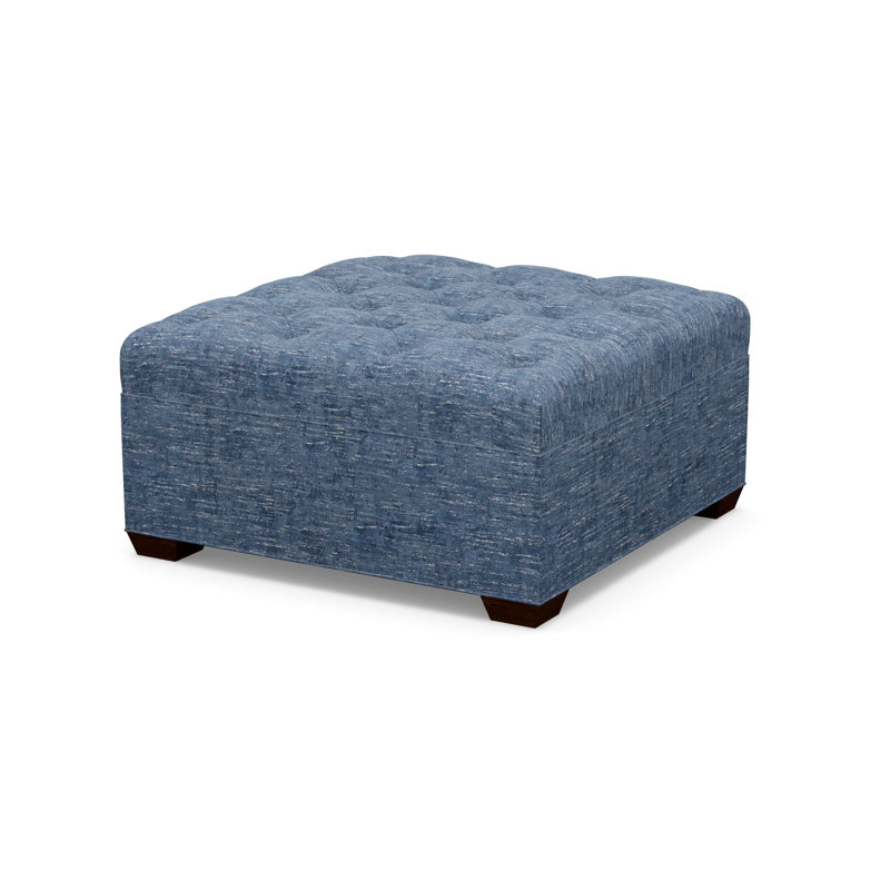 Square Ottoman, 9637-51, Walnut