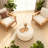 Upholstered Button Tufted Round Ottoman
