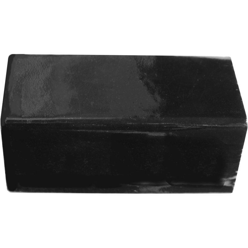 1.75" 5pcs TalaMex Talavera Clay V-Cap, 1.75" W x 4" L, Black