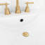 24 po Meuble-lavabo autoportant en bois avec tiroirs, supports de rangement doubles-923715490