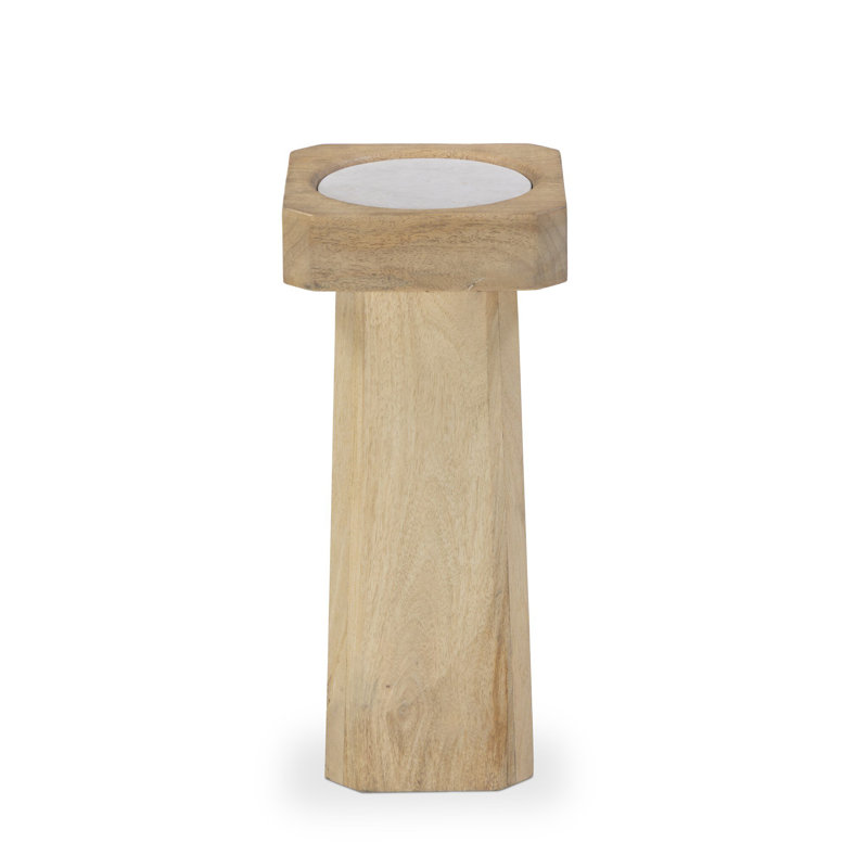 Rumi End Table-Light Natural Mango