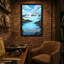 «Scenic & Cityscapes Blue Lagoon Islande», reproduction d'art