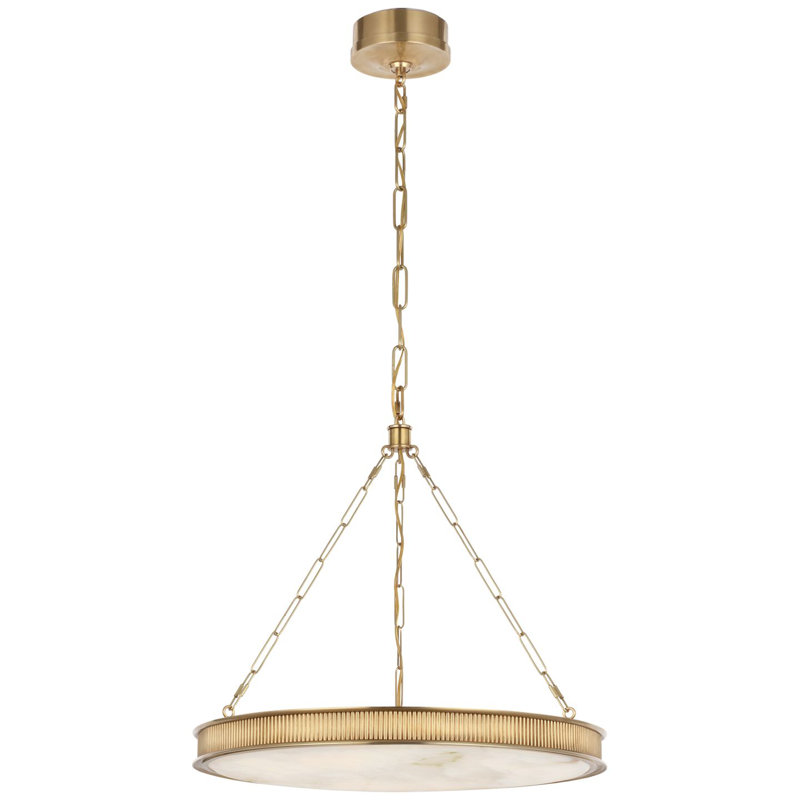 Matthew 3 - Light LED Chandelier, Soft Brass
