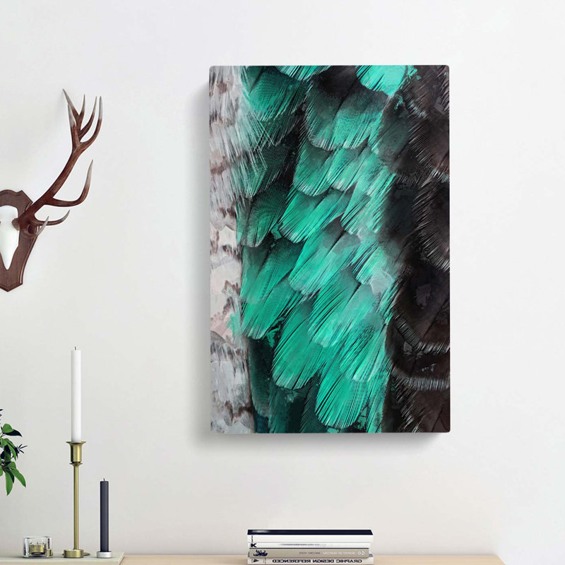 Ruffled Feathers - Wrapped Canvas Print, 60cm H x 40cm W x 3cm D