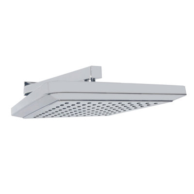 Pomme de douche carrée en ABS 9/8 po avec bras de douche 15-3 / 4 po Kingston