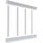 Deluxe Shaker PVC Wall Paneling in White-2013123446-2012838788