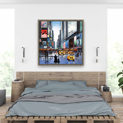 Peak Hour - Car Places Framed Canvas for Home Decor