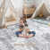 Elroy Arnedoy Modern Abstract Machine Washable Area Rug with Non-Slip Backing