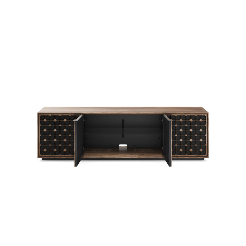 Elements - Cabinet with Rolling Plinth Base - Constellation Door, Natural Walnut