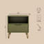 Table de chevet vert olive-133672233