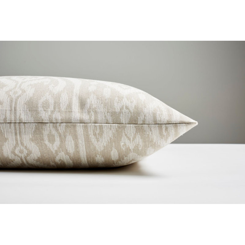 Borneo Square Indoor/Outdoor Pillow Cover & Insert, Linen
