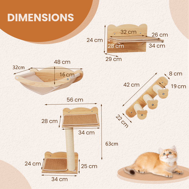 25cm H Cat Tree