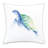 Castaway Embroidered Cotton Throw Pillow