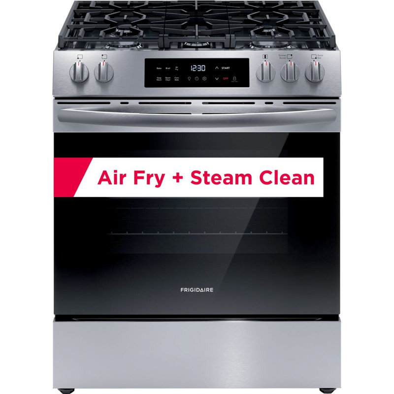 30" Front Control Gas Range with Air Fry