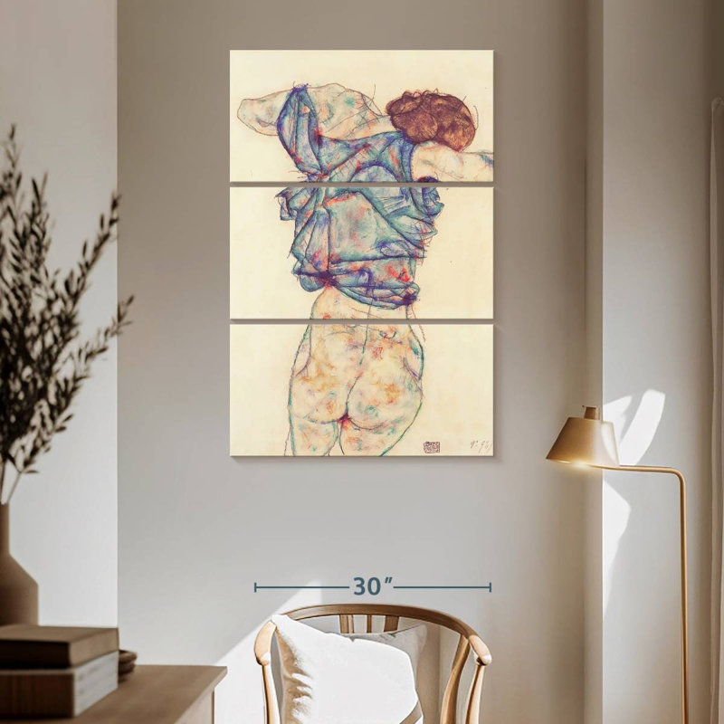 Avery Woman Undressing, 65" H x 42" W