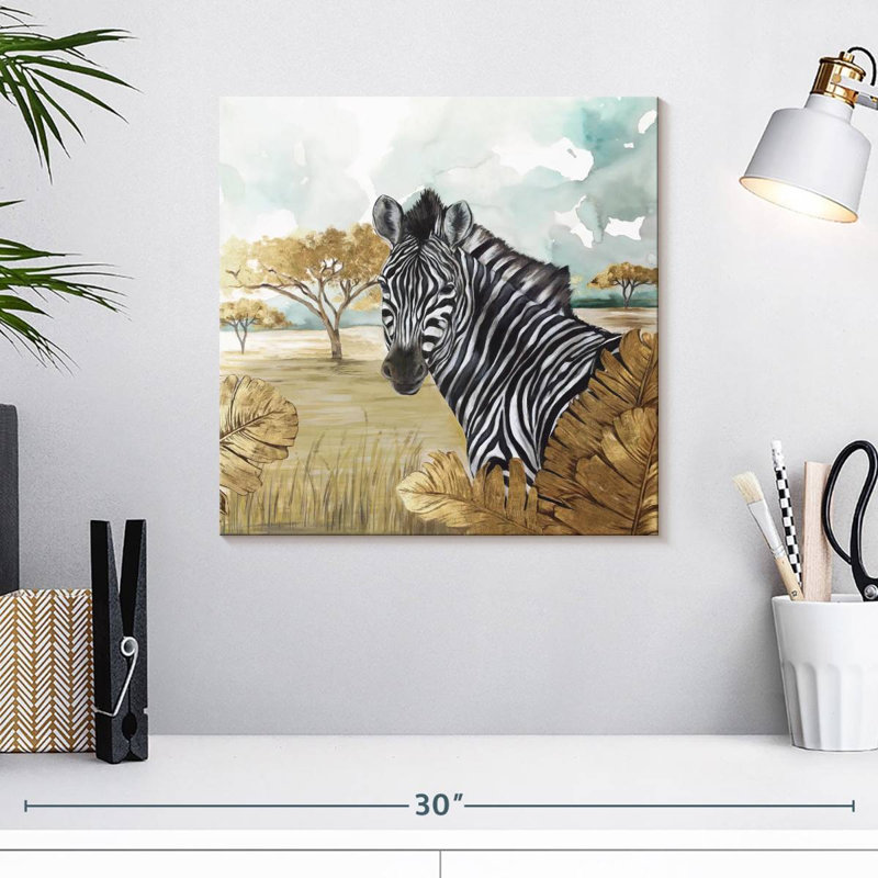 Crowle Zebras, 16" H x 16" W