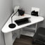 Corner Computer Desk with Shelves-1685238631
