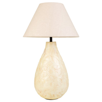 Obion 60cm Beige Lamp