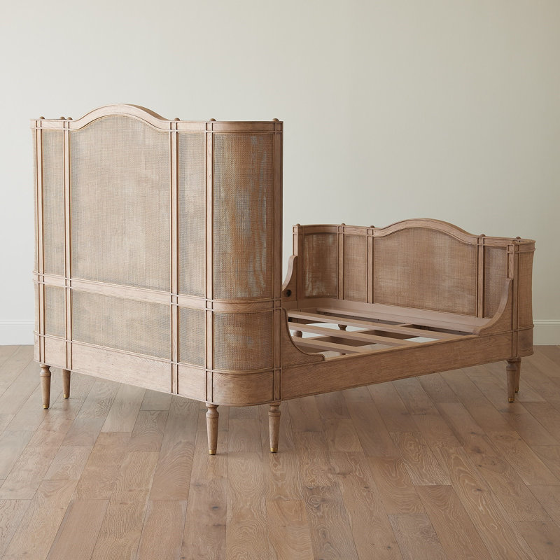 Solid Wood Bed, Natural, King
