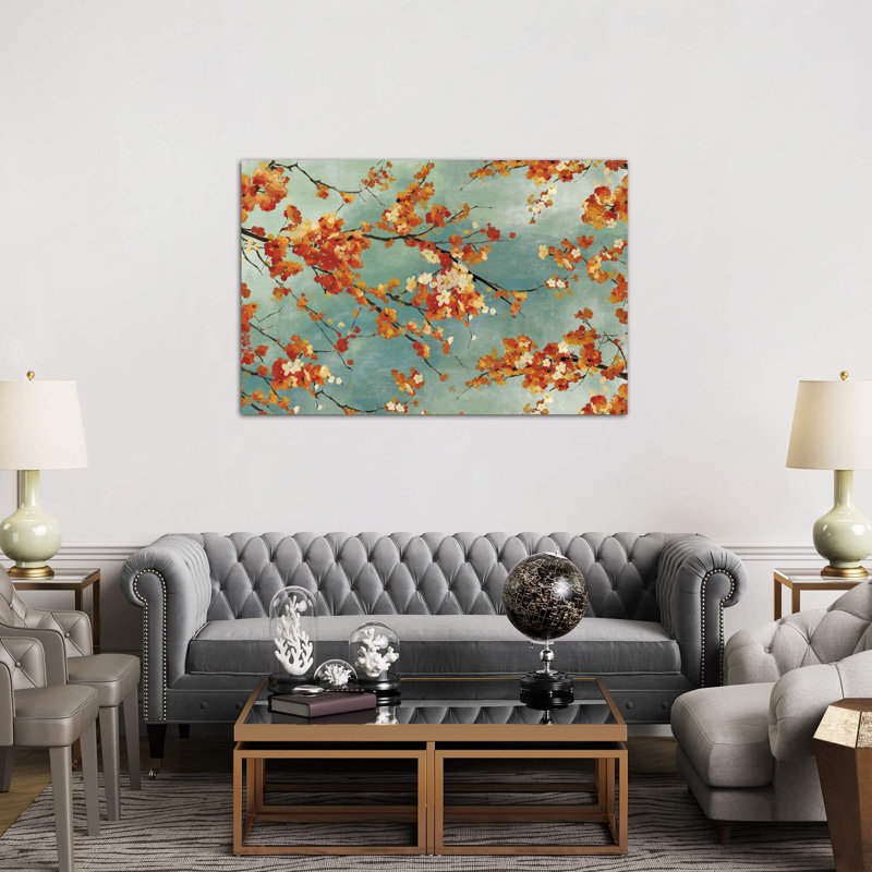 Orange Blossom by PI Studio - Wrapped Canvas Painting, 66.04 cm H x 45.72 cm W x 3.175 cm D