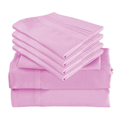 Premium Rayon From Bamboo 6 Pc Sheet Set With Deep Pockets, Cooling