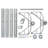 Rev-A-Shelf Polymer Half-Moon Pivot and Slide 2-Shelf Lazy Susan Organizer for Blind Corner Cabinets-29100083-29100087