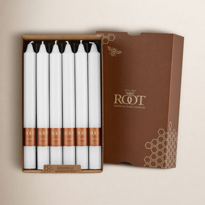 Root Candles Unscented Taper Candle