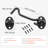 Hook And Eye Gate Latch 2 Pack Barn Door Latch Hook With Mounting Screws