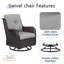 3 Piece Rattan Seating Group with Cushions-101046376