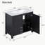 Organisateur de meuble-lavabo 36 po avec lavabo