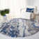 Tristan Horizon Shag 800 Performance Abstract Rug