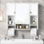 Armoire de rangement moderne pour salle de bain - 2 portes et matériau 35 po x 28 po-2076763803