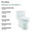 Daxton One-Piece Elongated Dual-Flush Toilet 1.1/1.6 gpf