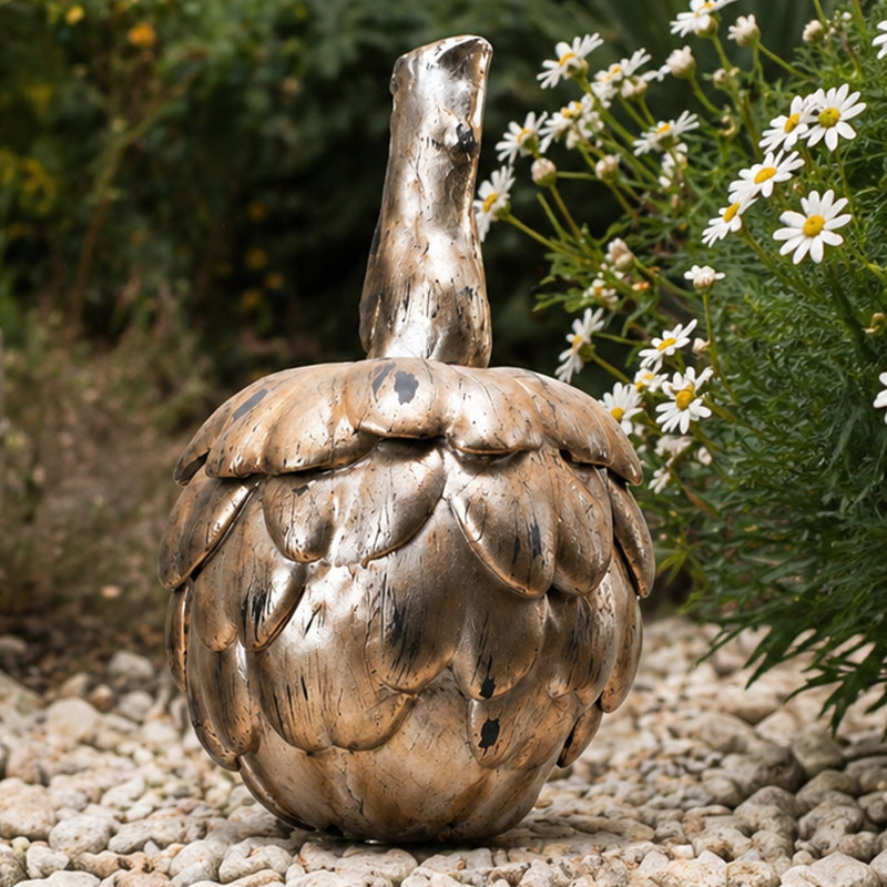 Sculpture artichaut antique