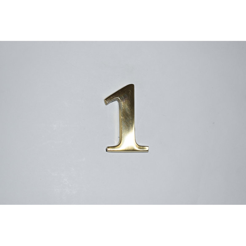 Tyonna 10cm H Metal House Number, 1