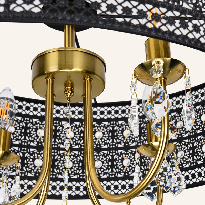 Lustre tambour 4 lumières
