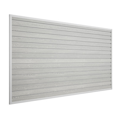 Slatwall Panel 8' X 4' PVC Carbon Fiber Textured Heavy Duty Garage Organizing System