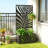 Spacious Metal Planters With Leaf Pattern, Modern Garden Privacy Screen
