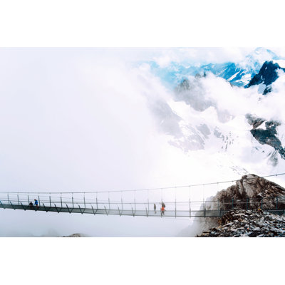 Nalle Nalle Highest Suspension Bridge In Europe by Lisa Strachan - Wrapped Canvas Print