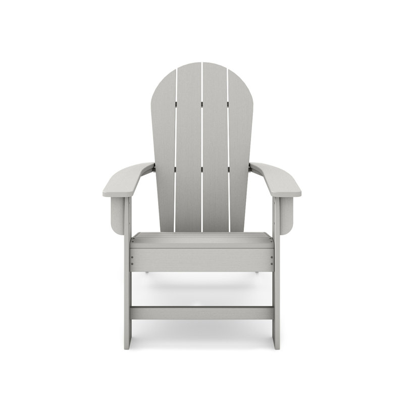 Dark Gray Adirondack Chair – Premium HDPE Poly Lumber For Pool, Patio, And Garden Elegance, Dark Gray
