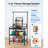 3D Printer Filament Storage Rack 3-Tier 3D Printer Stand with Storage