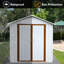 Remises de jardin en métal-119119524-119119525